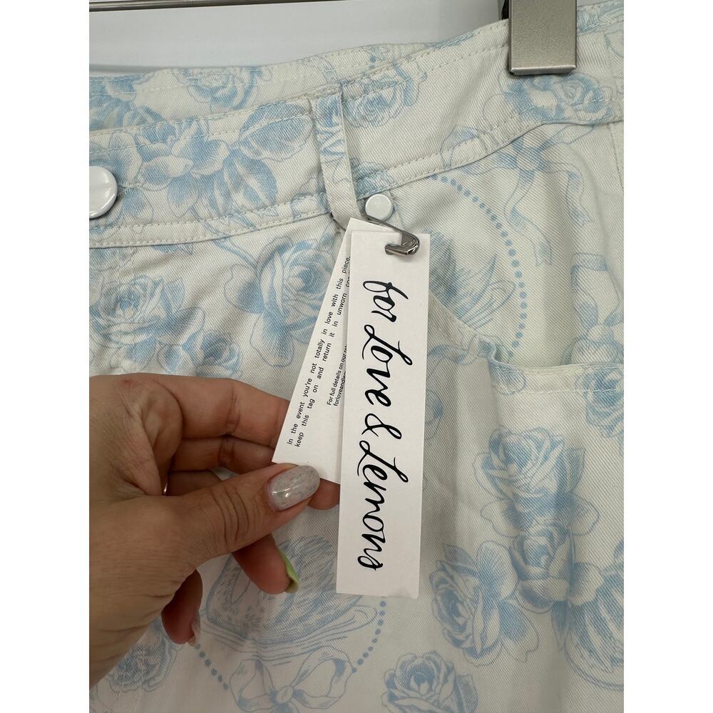 For Love & Lemons  Chantal Denim Midi Skirt - Picture 3 of 8